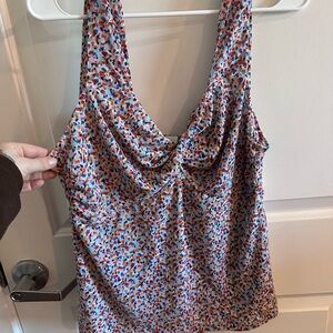 CAbi Multicolor Patterned Tank Top